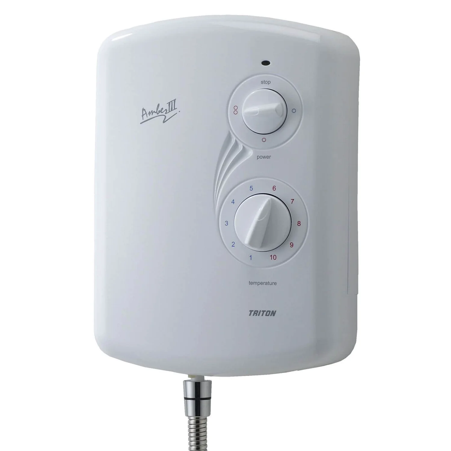 Triton Amber 3 10.5kW Electric Shower - White - Image 3