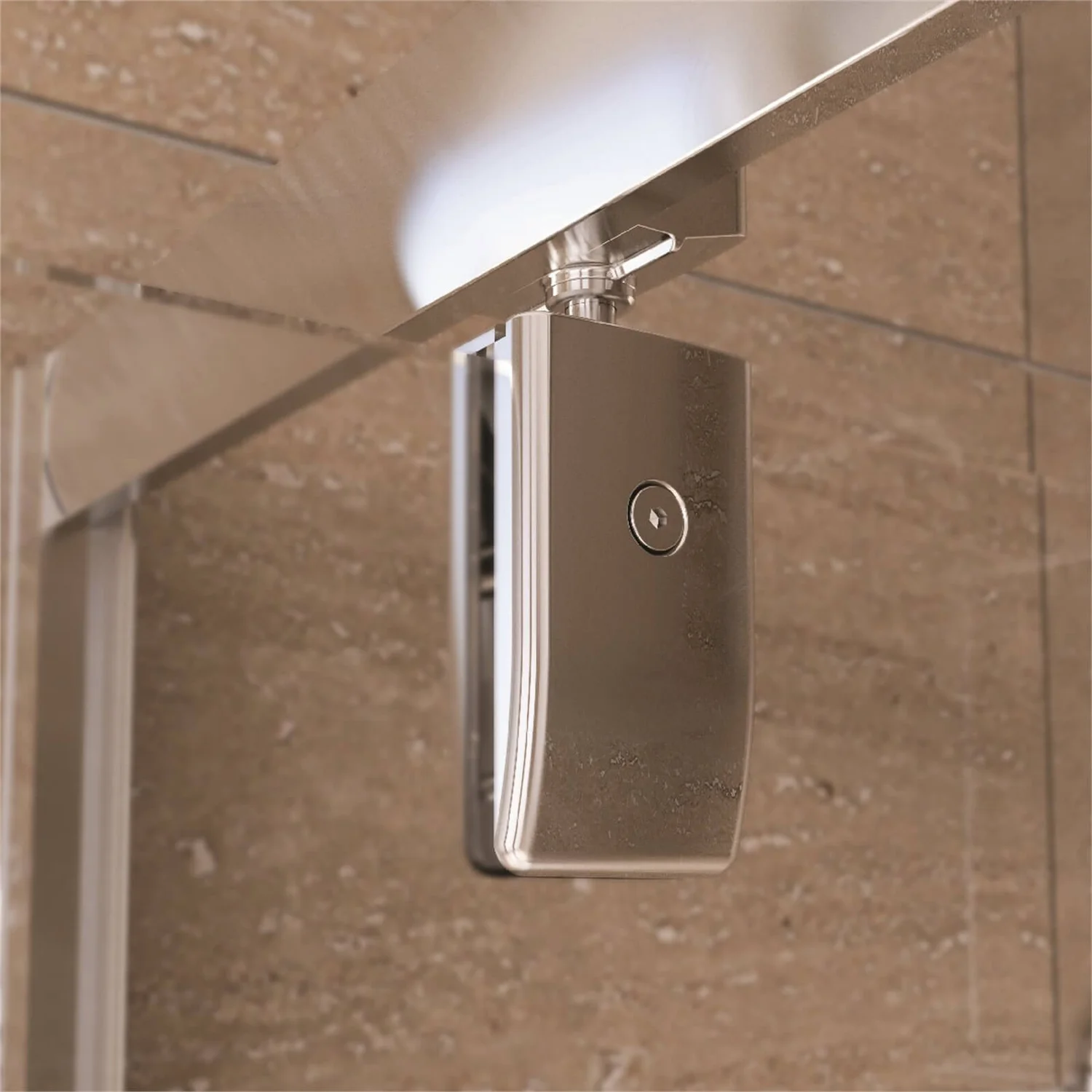 Aqualux Pivot Shower Door - 800mm - Image 4