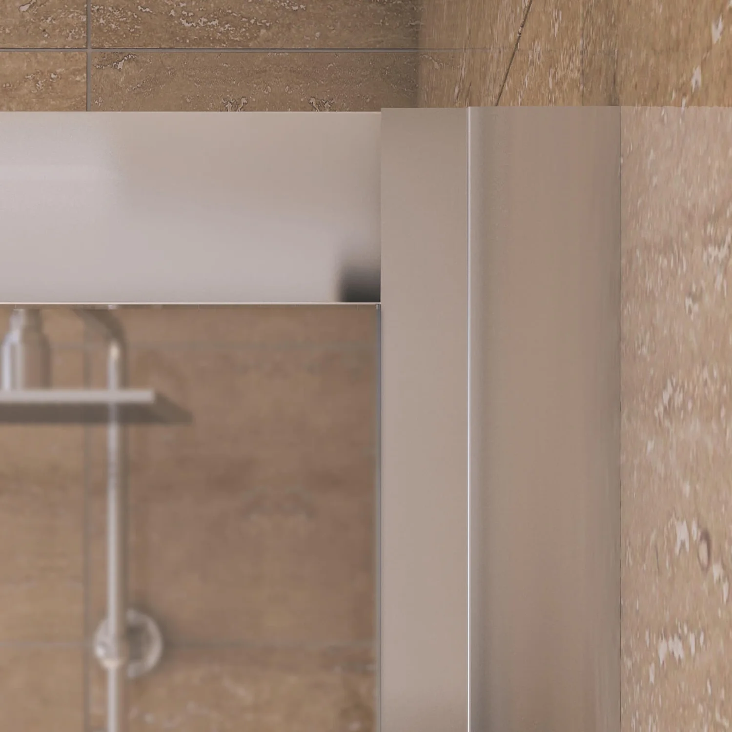 Aqualux Offset Quadrant Shower Enclosure - 1200 X 800mm - Image 7