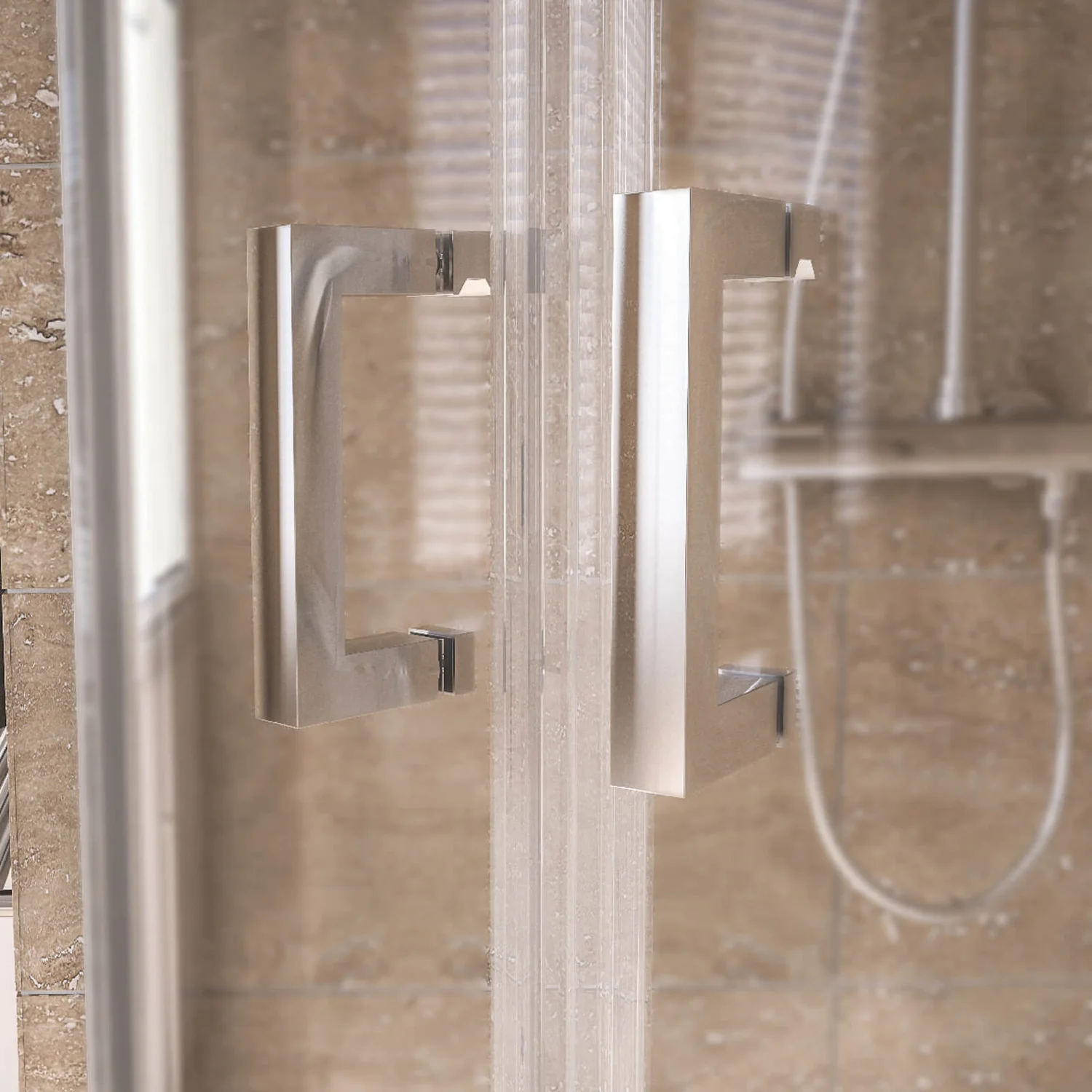 Aqualux Offset Quadrant Shower Enclosure - 1200 X 800mm - Image 6