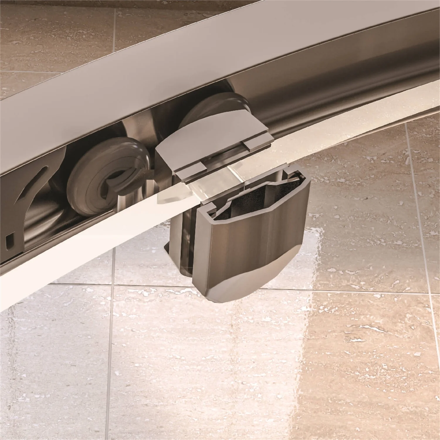 Aqualux Offset Quadrant Shower Enclosure - 1200 X 800mm - Image 3