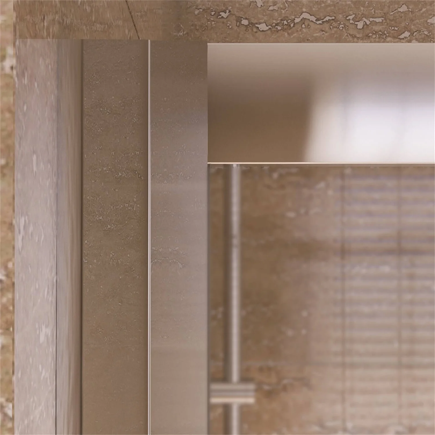 Aqualux Sliding Shower Door - 1400mm - Image 3