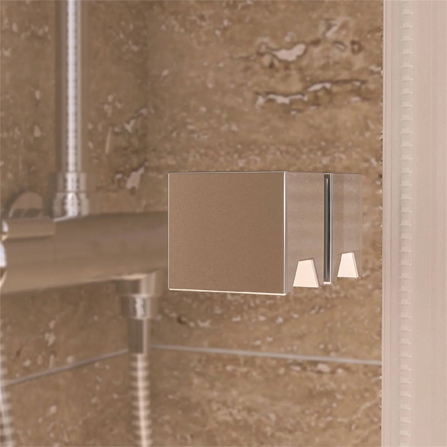 Aqualux Bi-Fold Door Shower Enclosure - 900 X 900mm - Image 3