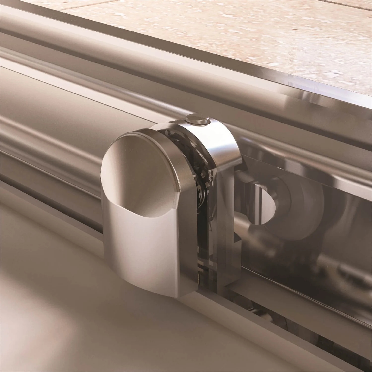 Aqualux Sliding Door Shower Enclosure - 1400 X 900mm - Image 4