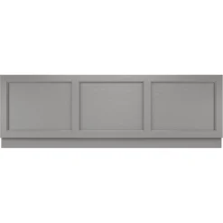 Balterley Harrington 1700mm Front Bath Panel - Grey