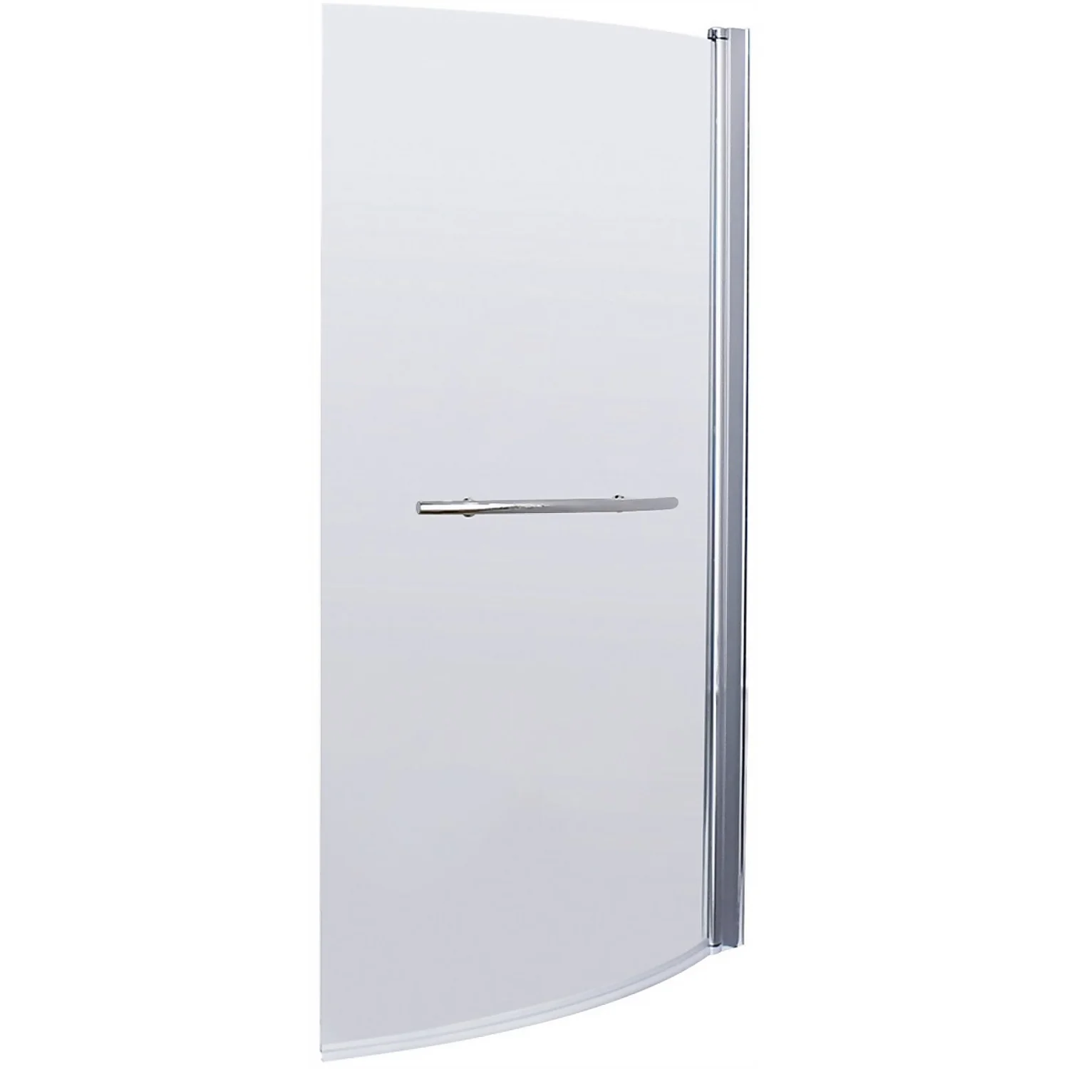 Balterley Curved B-Bath Screen With Rail - 6mm