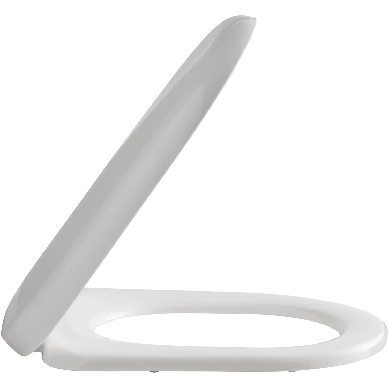 Balterley Luxury D Shape Soft Close Toilet Seat - White
