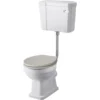 Balterley Harrington Comfort Height Low Level WC Pan, Cistern And Flush Pipe Kit
