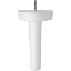 Balterley Mila 1 Tap Hole Basin And Full Pedestal - 520mm