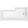 Balterley Left Hand Square Shower Bath - 1700mm