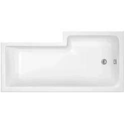 Balterley Left Hand Square Shower Bath - 1700mm