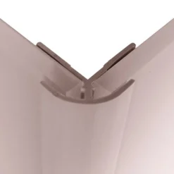 Wetwall Acrylic External Corner - Pale Pink