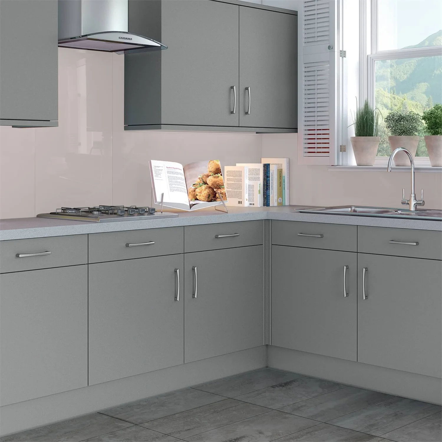 Wetwall Pale Pink Gloss 3 Sided Kit - Acrylic - Image 3