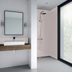 Wetwall Pale Pink Matt 3 Sided Kit - Acrylic