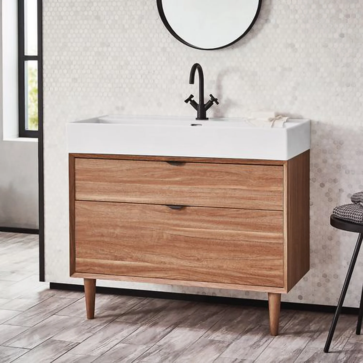 Bathstore Noir Craft 1000mm Basin Unit - Image 5