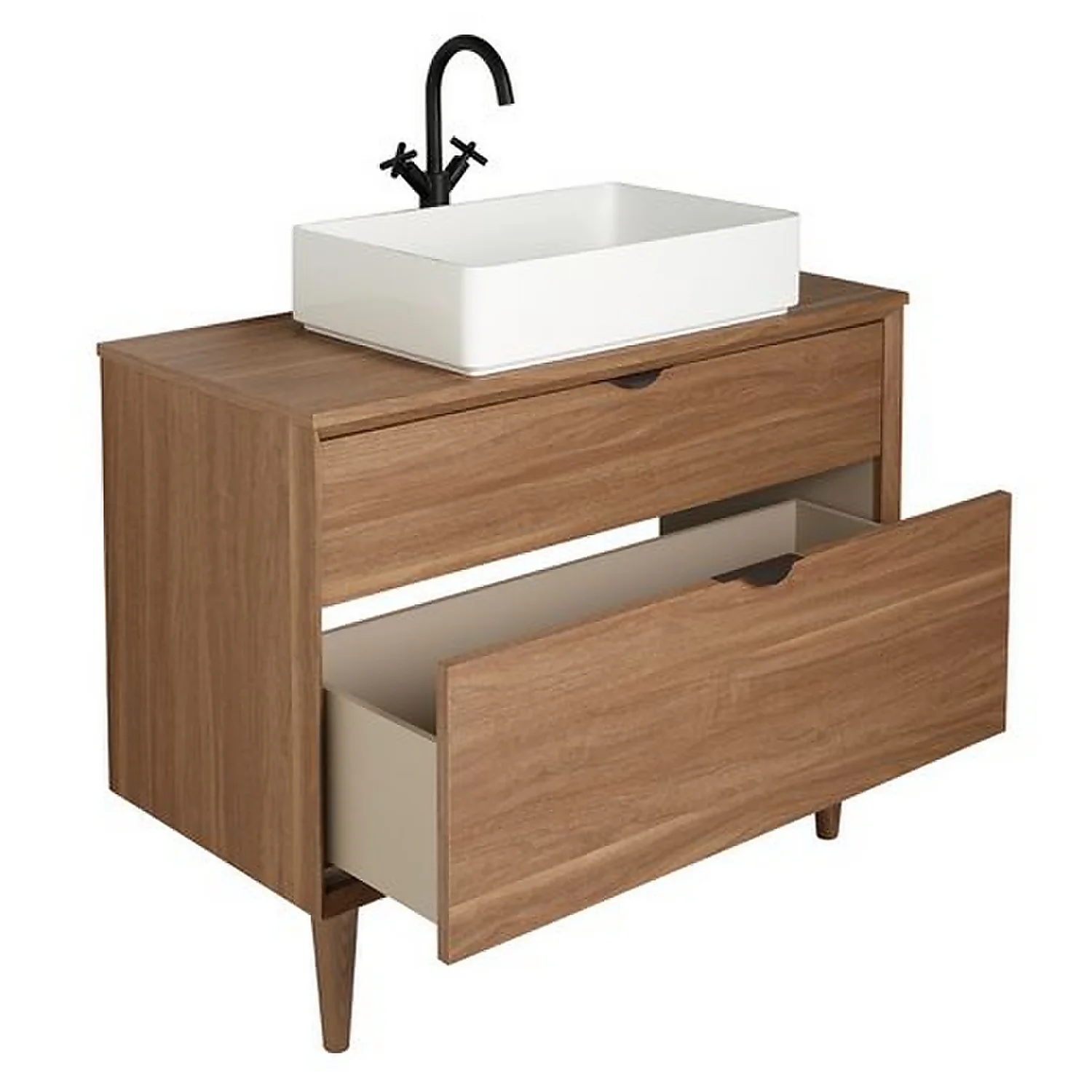 Bathstore Noir Craft 1000mm Basin Unit