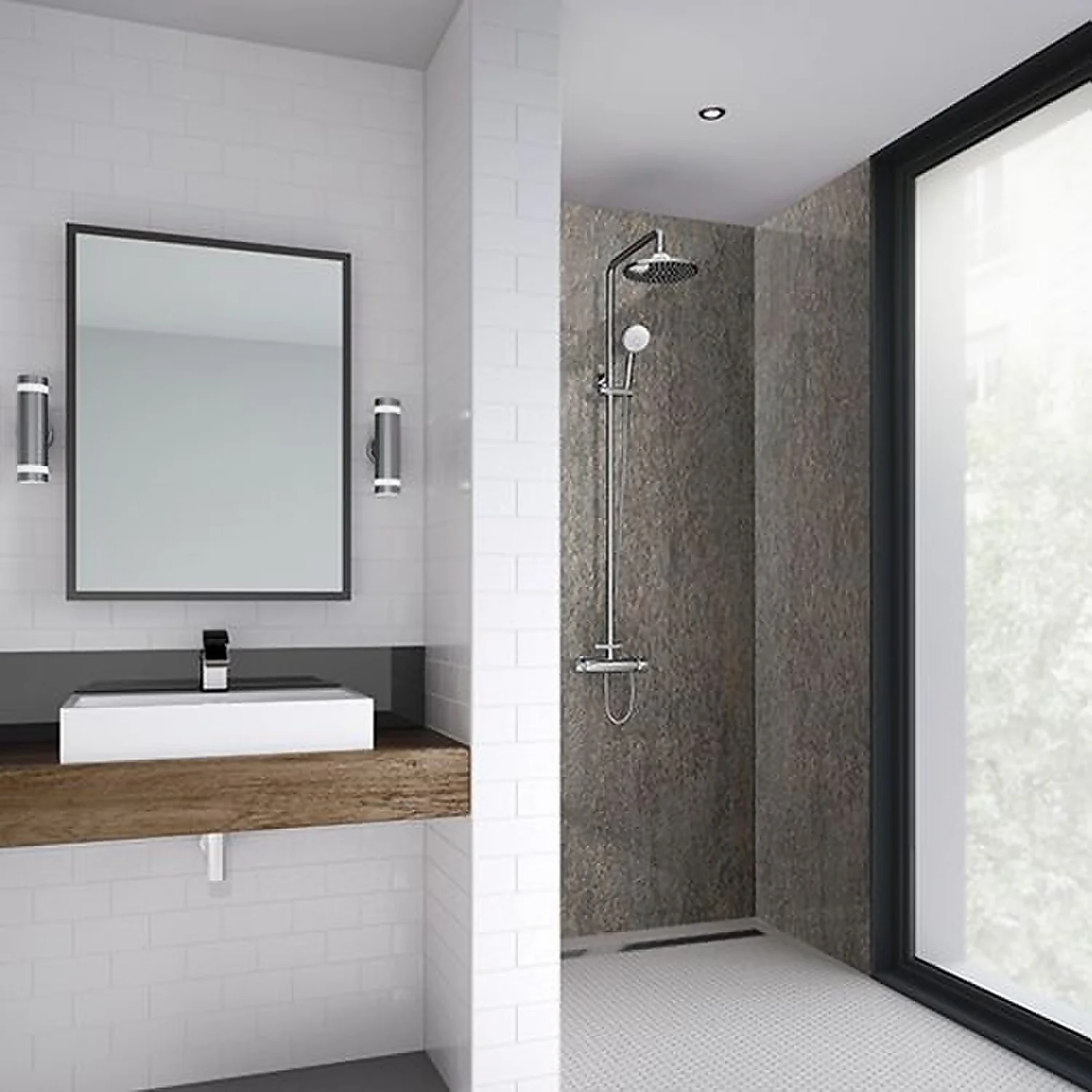 Wetwall Copper Alloy - 590mm Tongue & Groove - Laminate