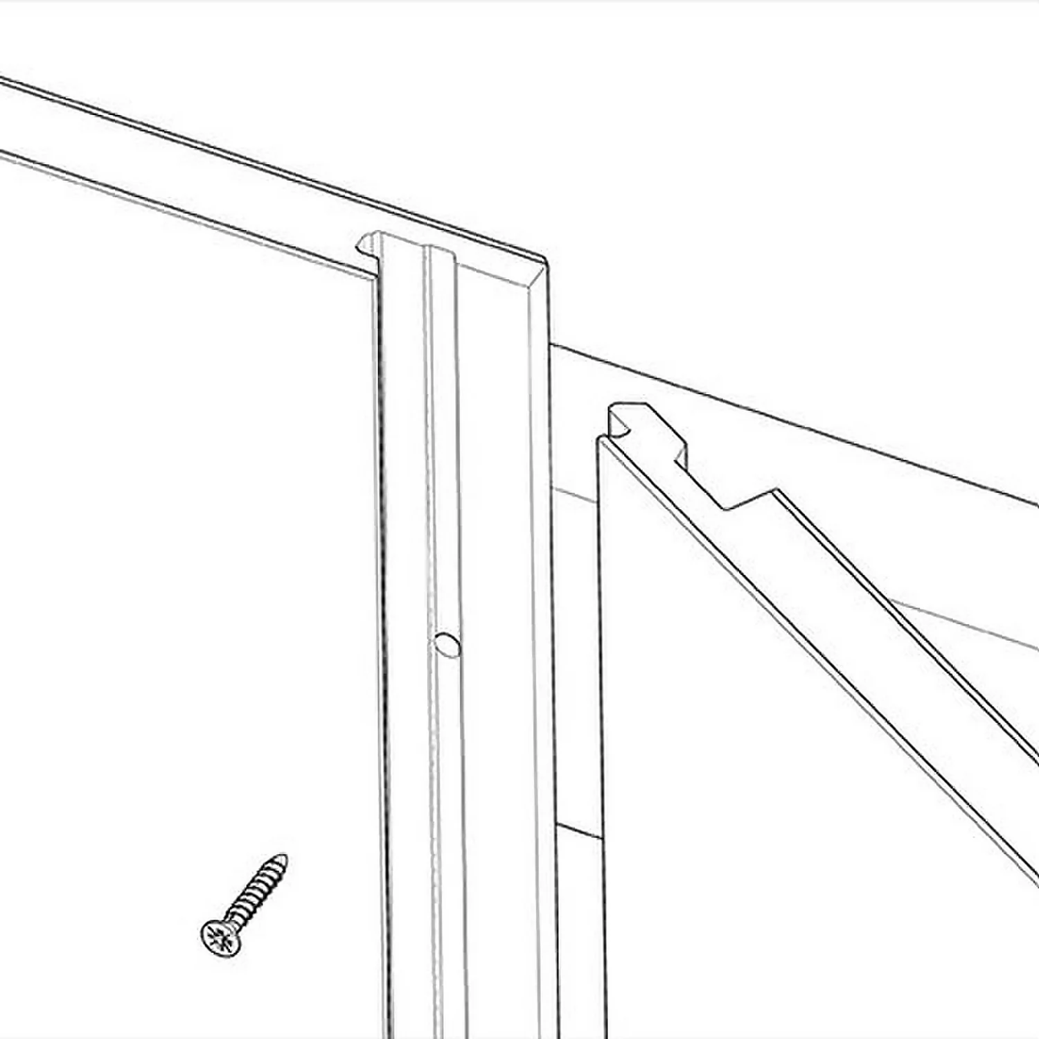 Wetwall Galaxy White - 590mm Tongue & Groove - Laminate - Image 3