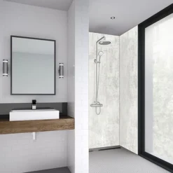 Wetwall Light Stone - 900mm - Square Edge - Laminate