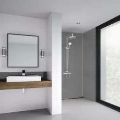 Wetwall Grey - 1220mm - Shower Panel - Composite