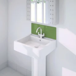 Wetwall Upstand - 900 X 200mm - Olive Grove - Glass