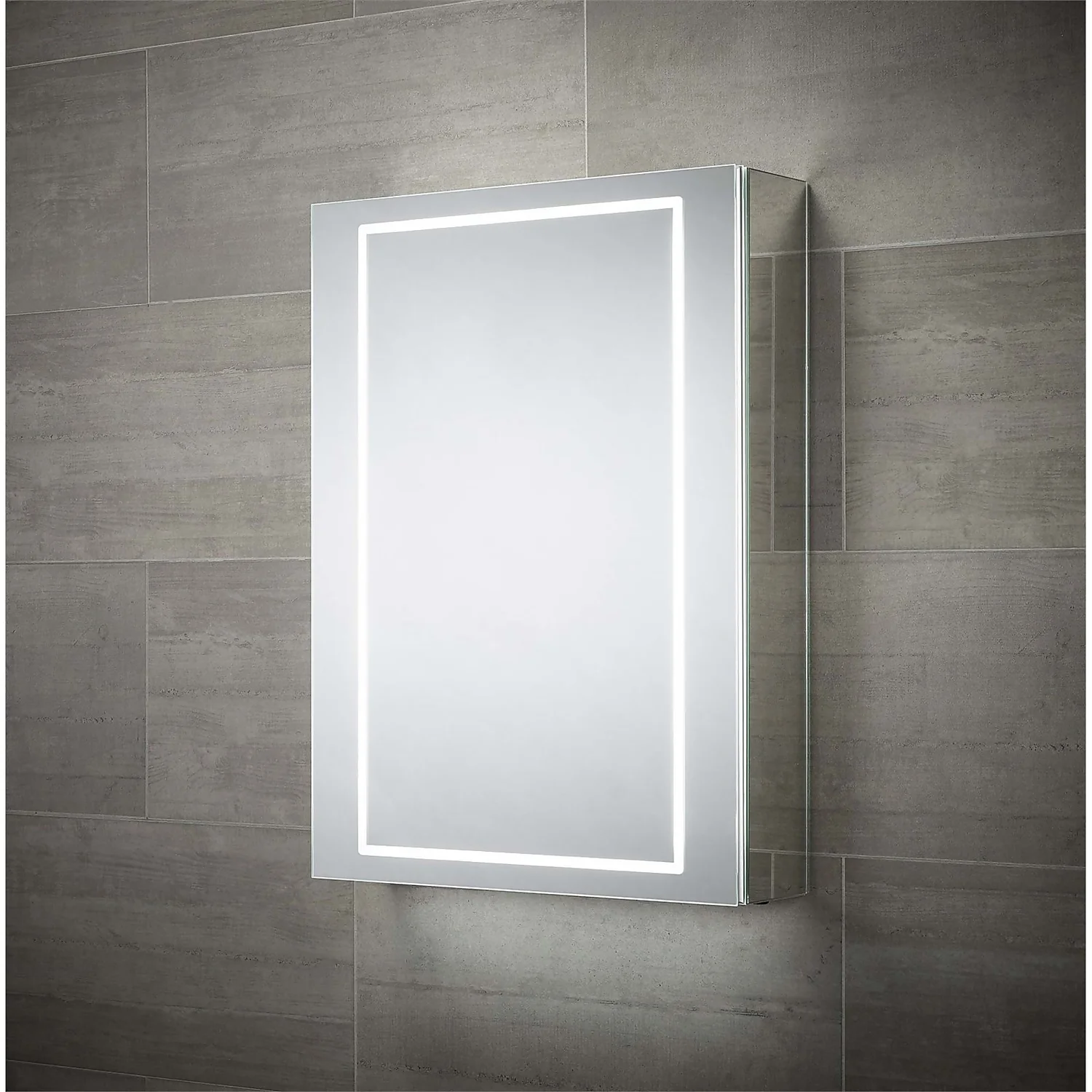 Bathstore Castor Single Door LED Mirror Cabinet - Image 3