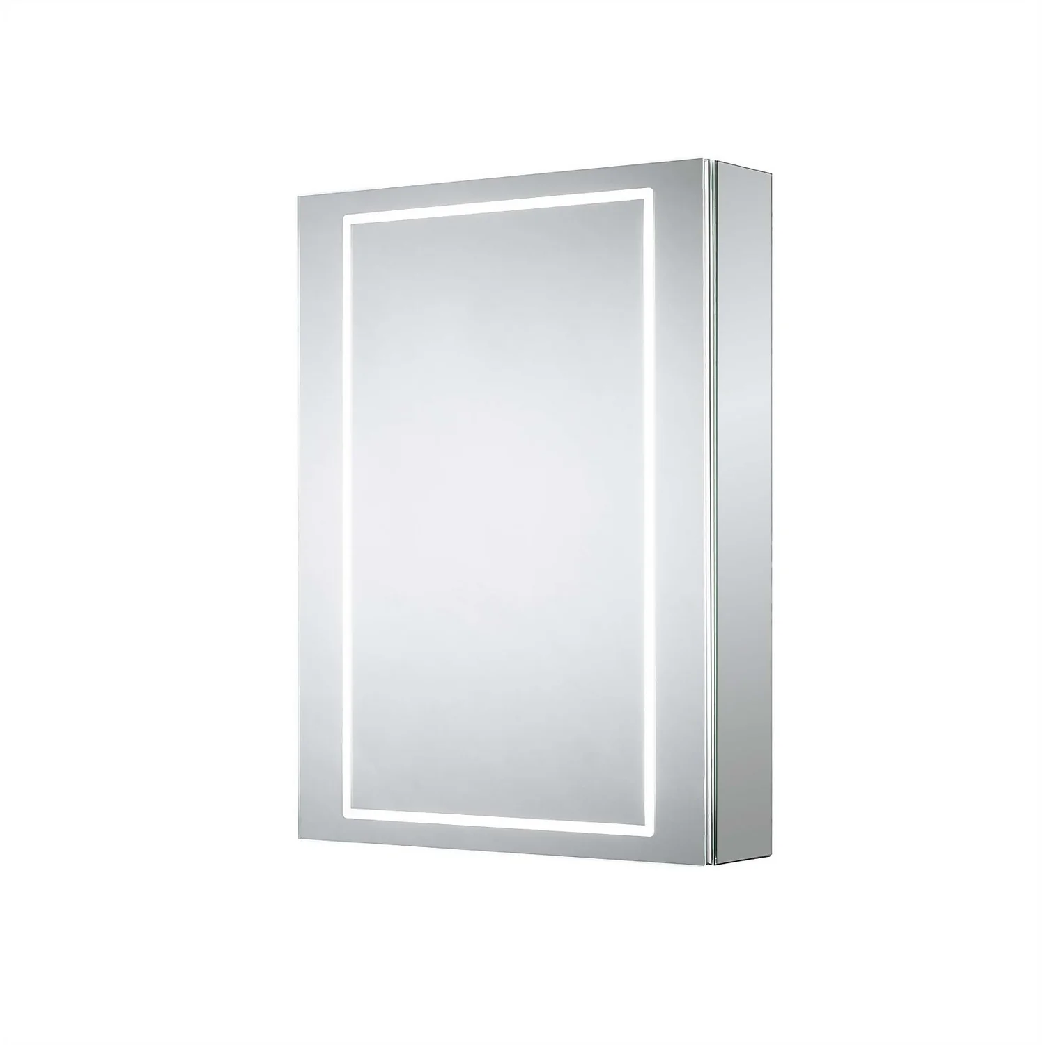 Bathstore Castor Single Door LED Mirror Cabinet