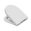 Cedo D-Shape Plastic Toilet Seat - White