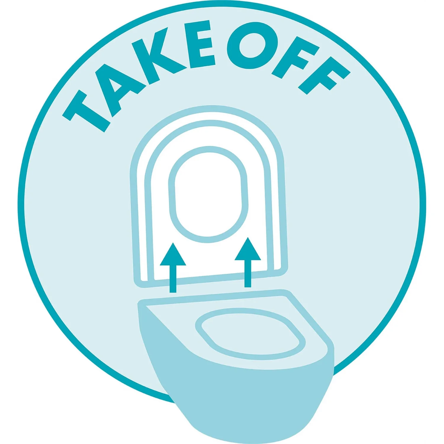 Cedo D-Shape Slim Plastic Toilet Seat - White - Image 8