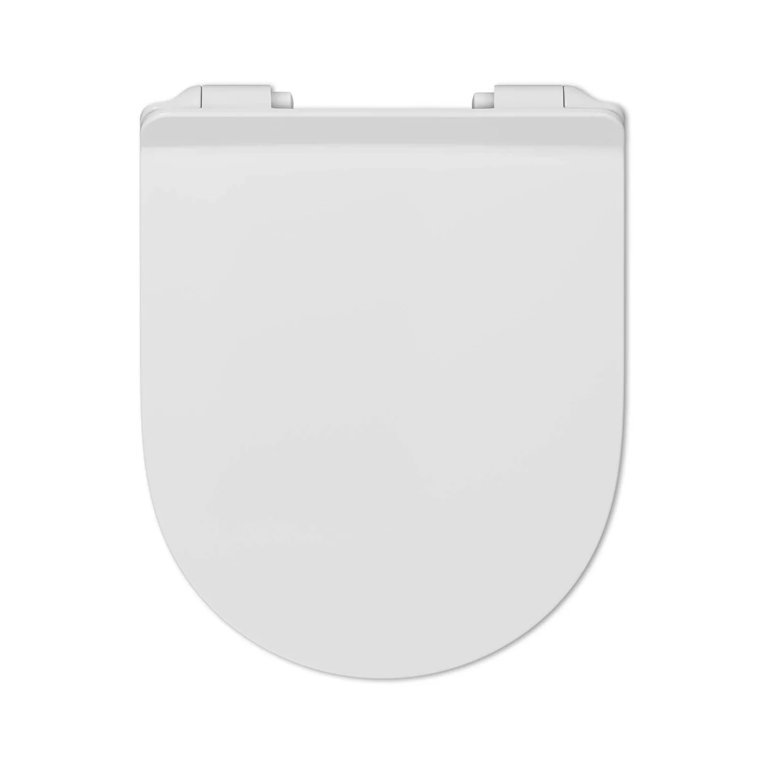 Cedo D-Shape Slim Plastic Toilet Seat - White - Image 2