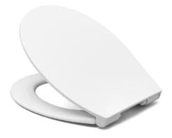 Cedo Oval Slim Plastic Soft Close Toilet Seat - White