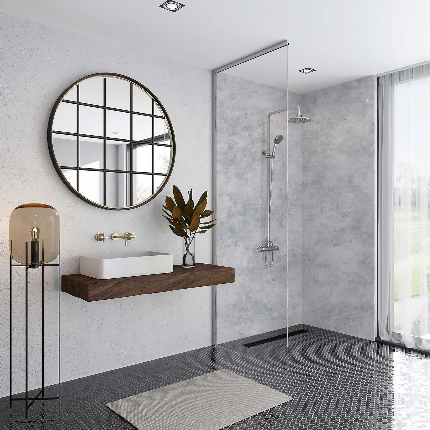 Wetwall Elite Tongue & Grooved Shower Wall Panel Caliza - 2420mm X 1200mm X 10mm - Image 3