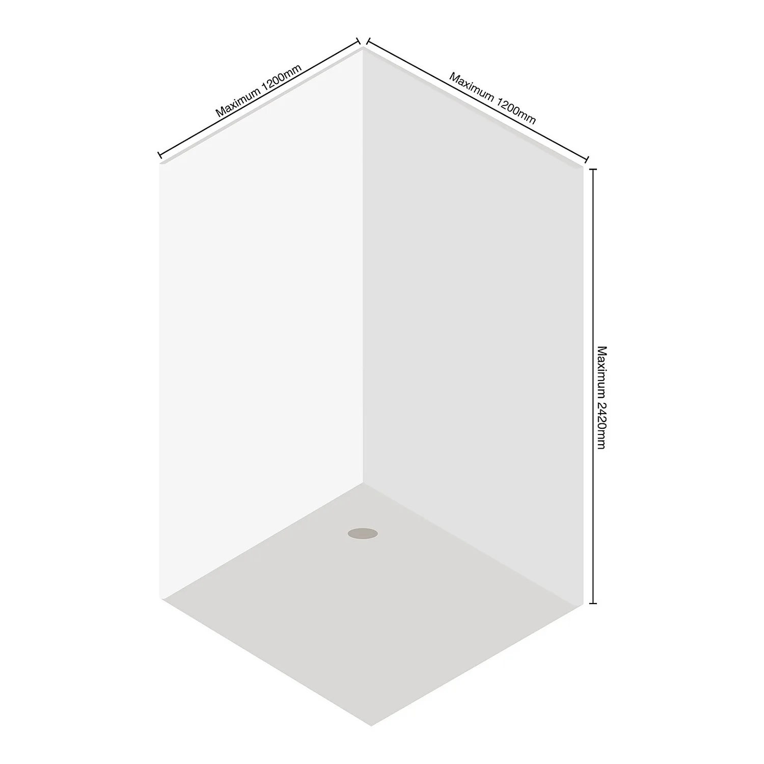 Wetwall Elite 2 Sided Wall Panel Kit - Artico - Image 3