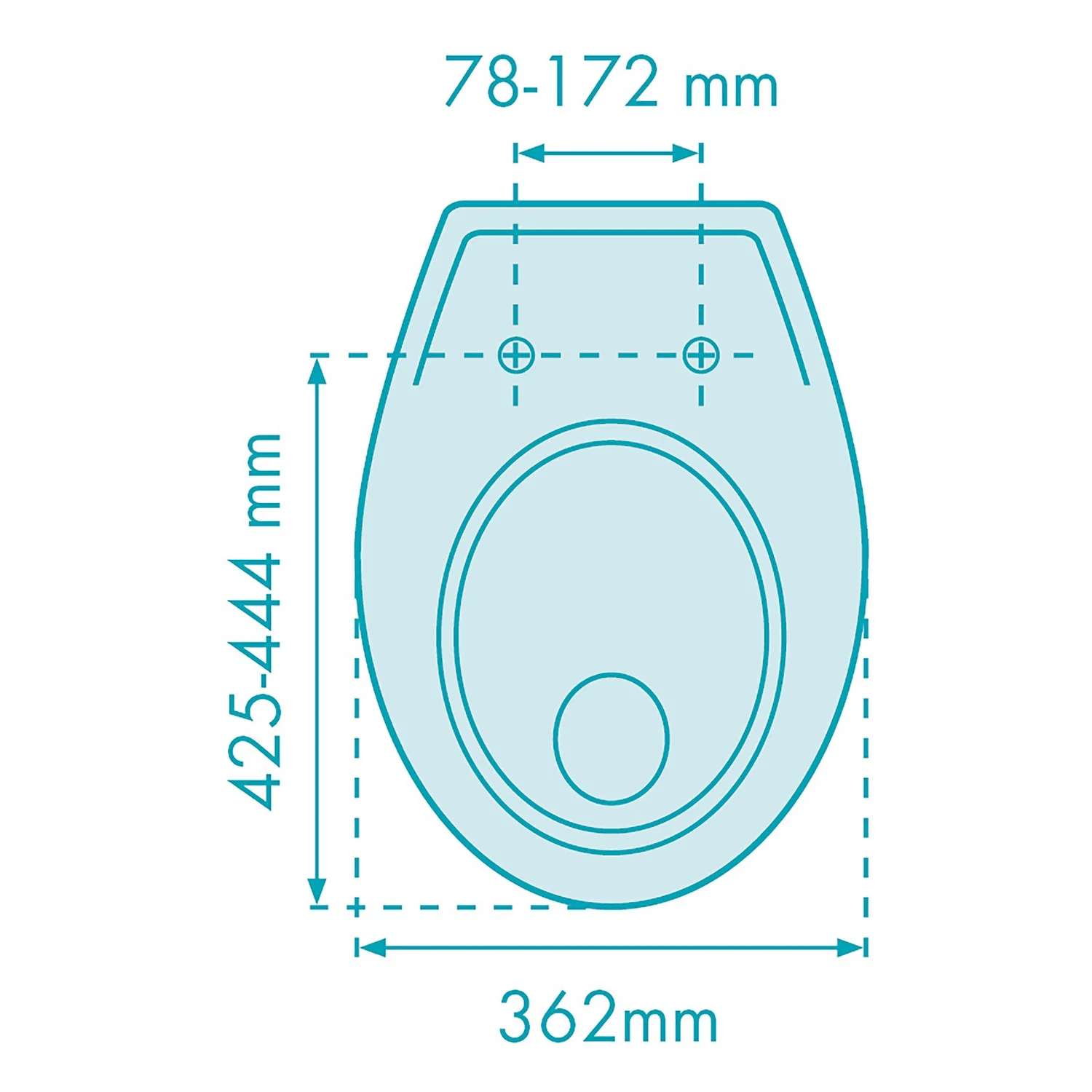 Cedo Miami Plastic Soft Close Toilet Seat - White - Image 5