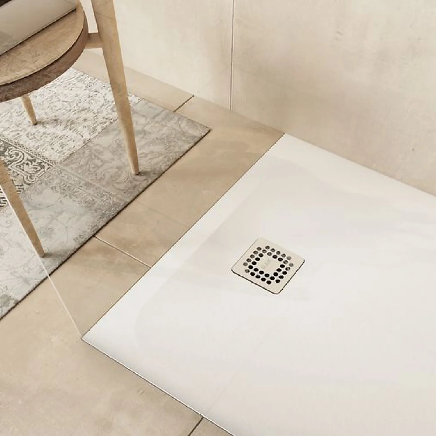 Bathstore RAK Slate Shower Tray White 1700x800mm - Image 2