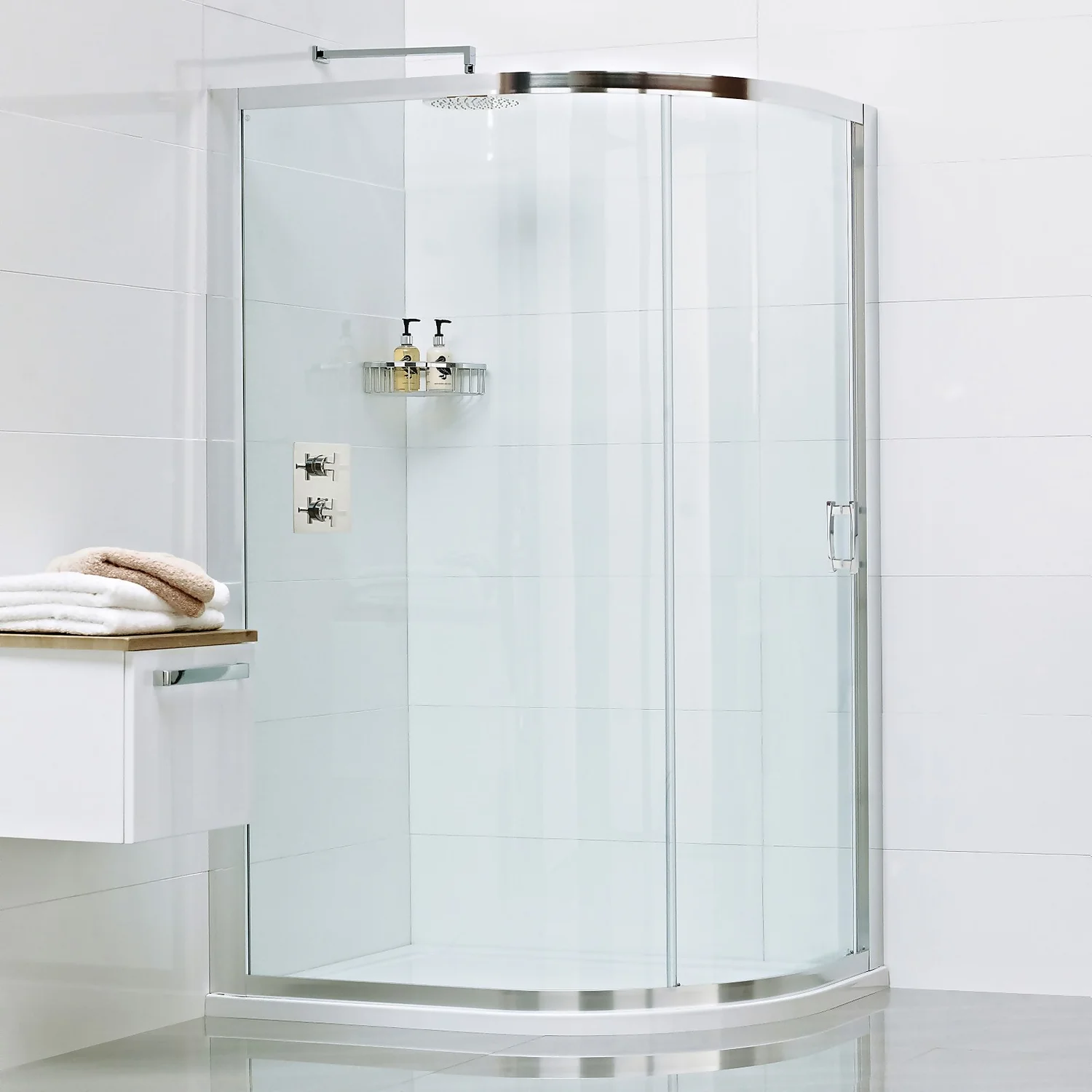 Bathstore Lustre 1200x900mm Offset Quadrant Shower Enclosure - Image 2