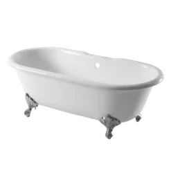 Bathstore Moulin Cast Iron Bath 1700 X 770mm With 2 Tap Holes