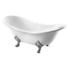 Bathstore Villandry Cast Iron Bath 1820 X 785mm With 2 Tap Holes