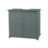 Classic Grey Under Sink 2 Door 1 Shelf Bathroom Storage Unit