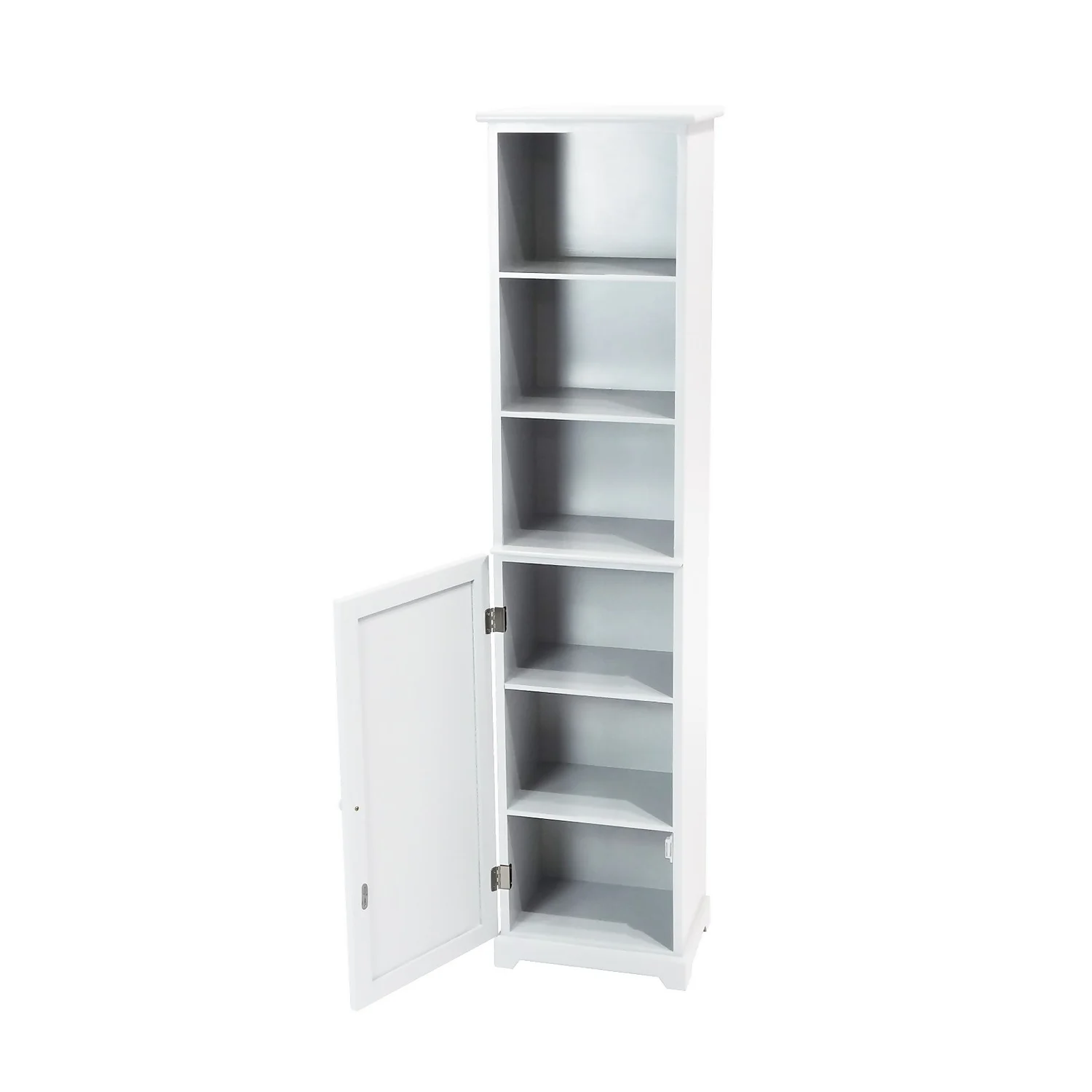 Classic White Bathroom Storage Tallboy - Image 2