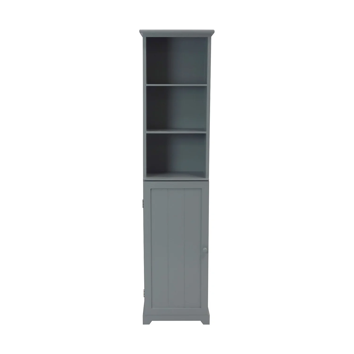 Classic Grey Bathroom Storage Tallboy - Image 3