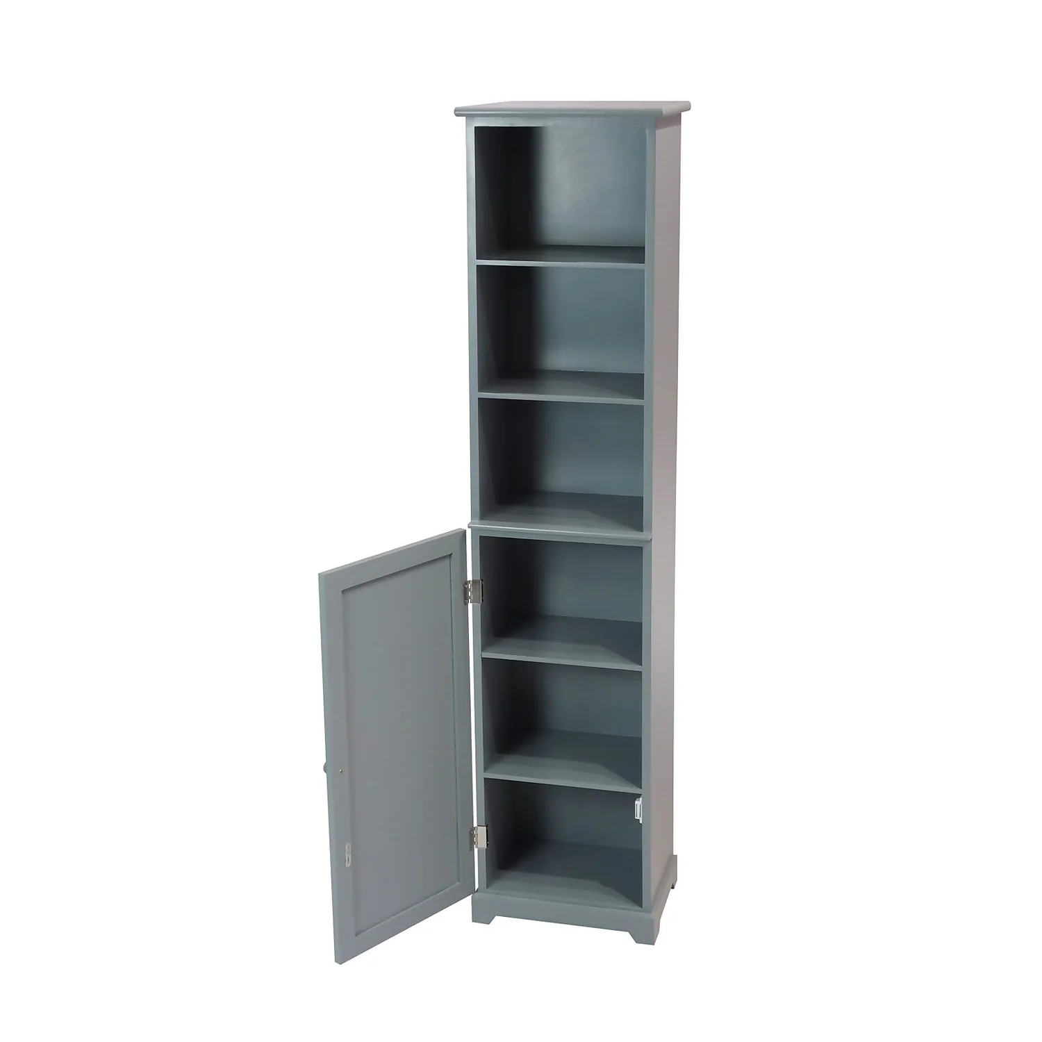 Classic Grey Bathroom Storage Tallboy - Image 2