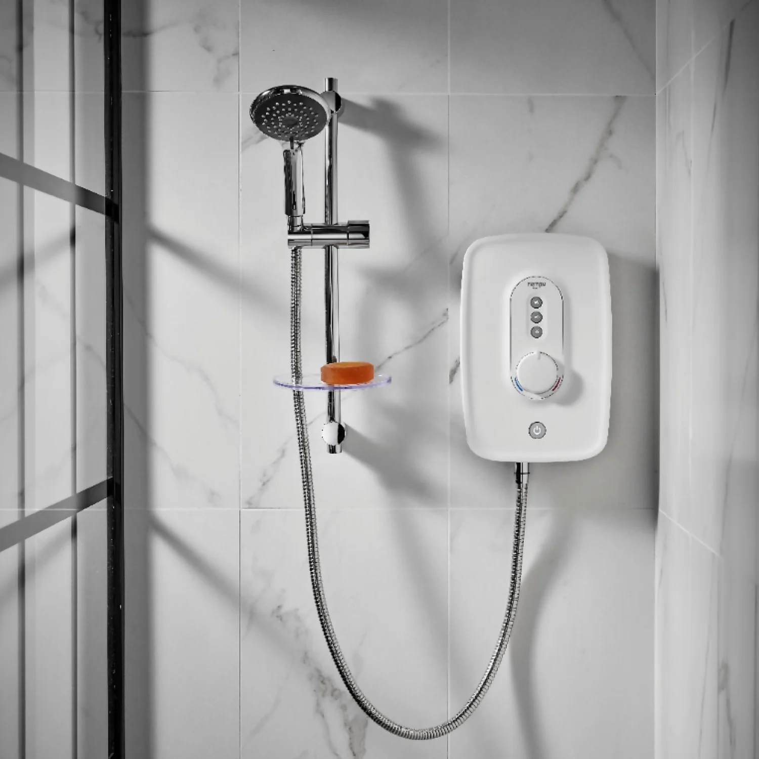 Triton Opal 4 8.5kW Electric Shower - White - Image 2