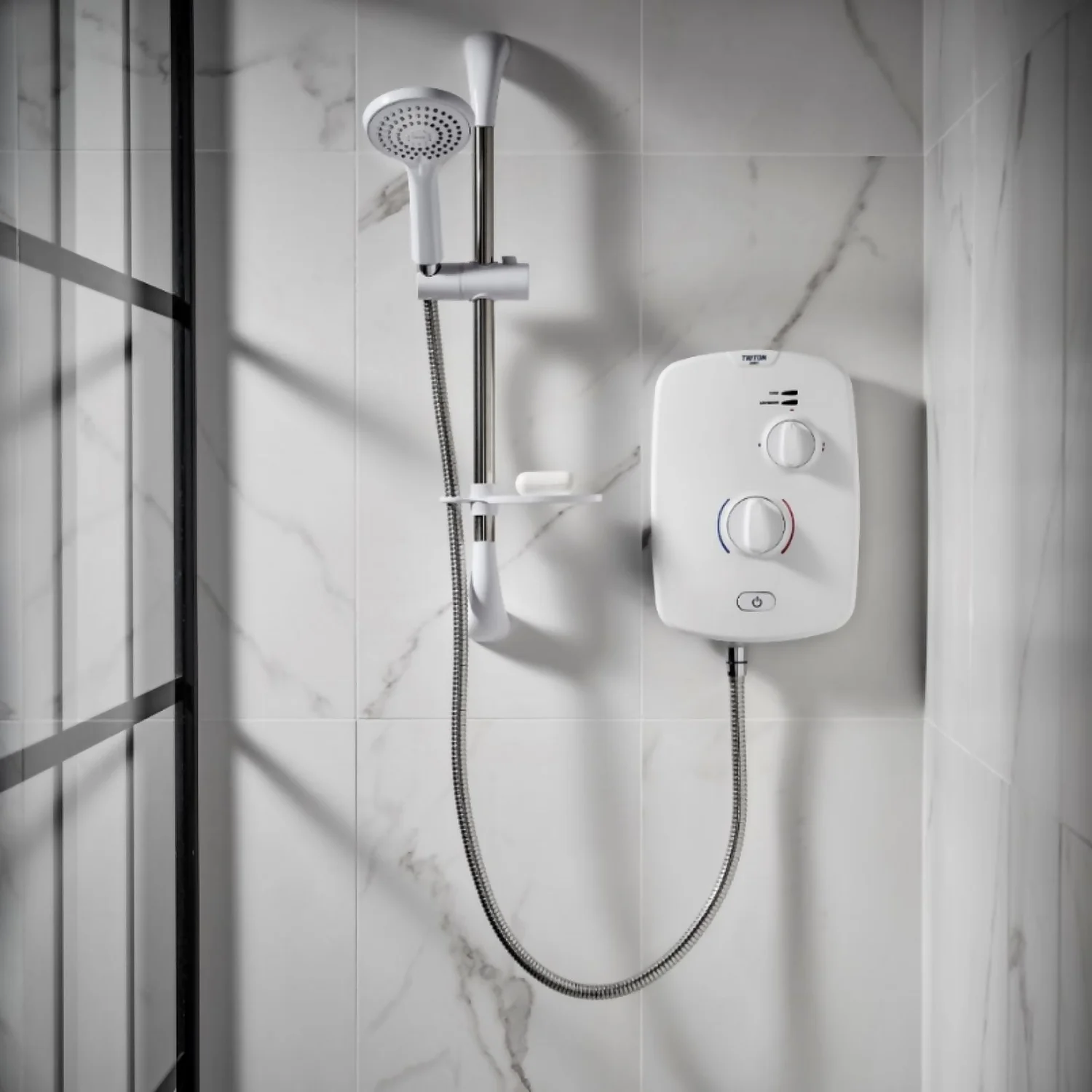 Triton Jade 4 8.5kW Electric Shower - White - Image 2