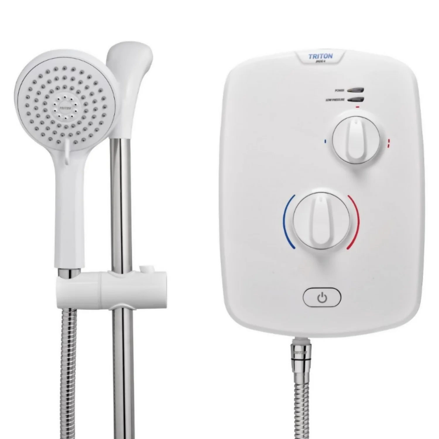 Triton Jade 4 8.5kW Electric Shower - White - Image 3