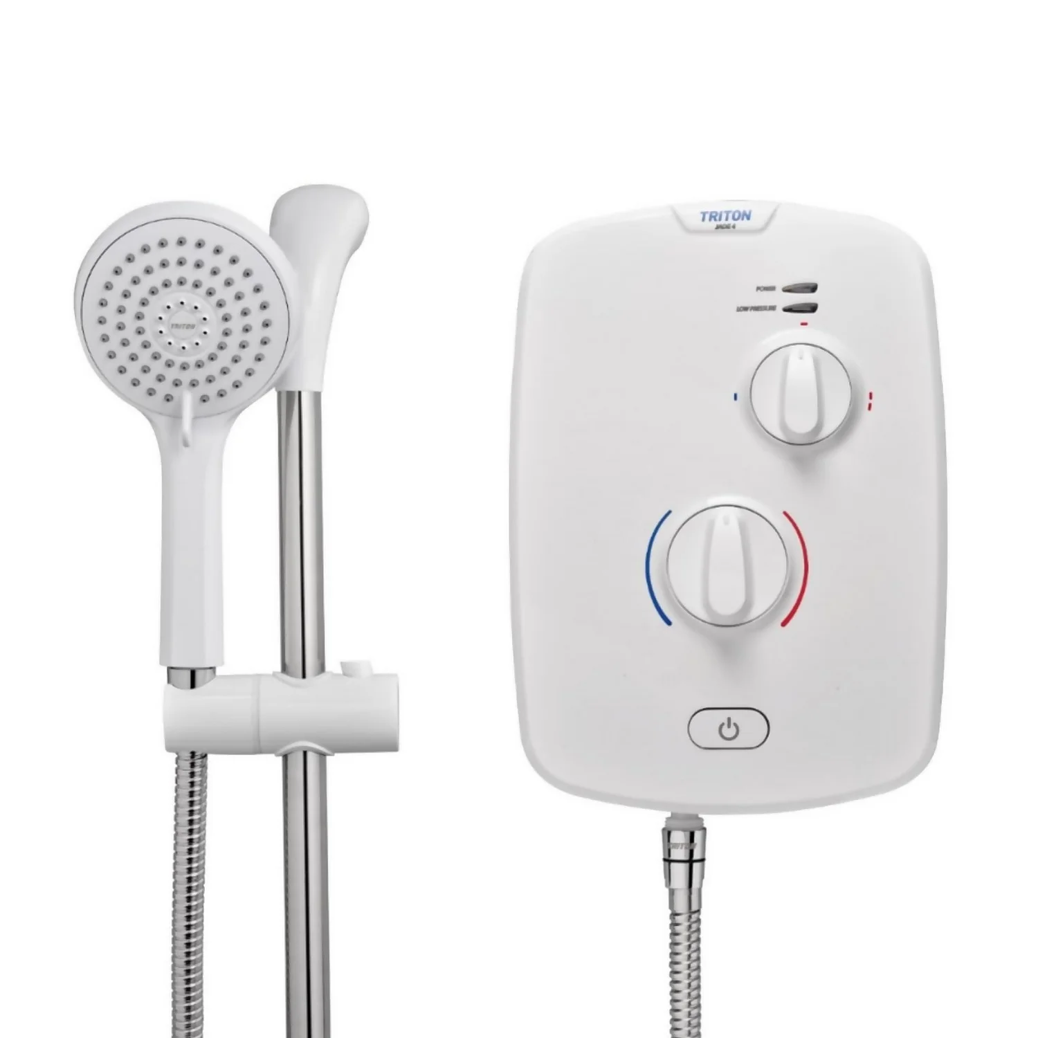 Triton Jade 4 9.5kW Electric Shower - White - Image 3