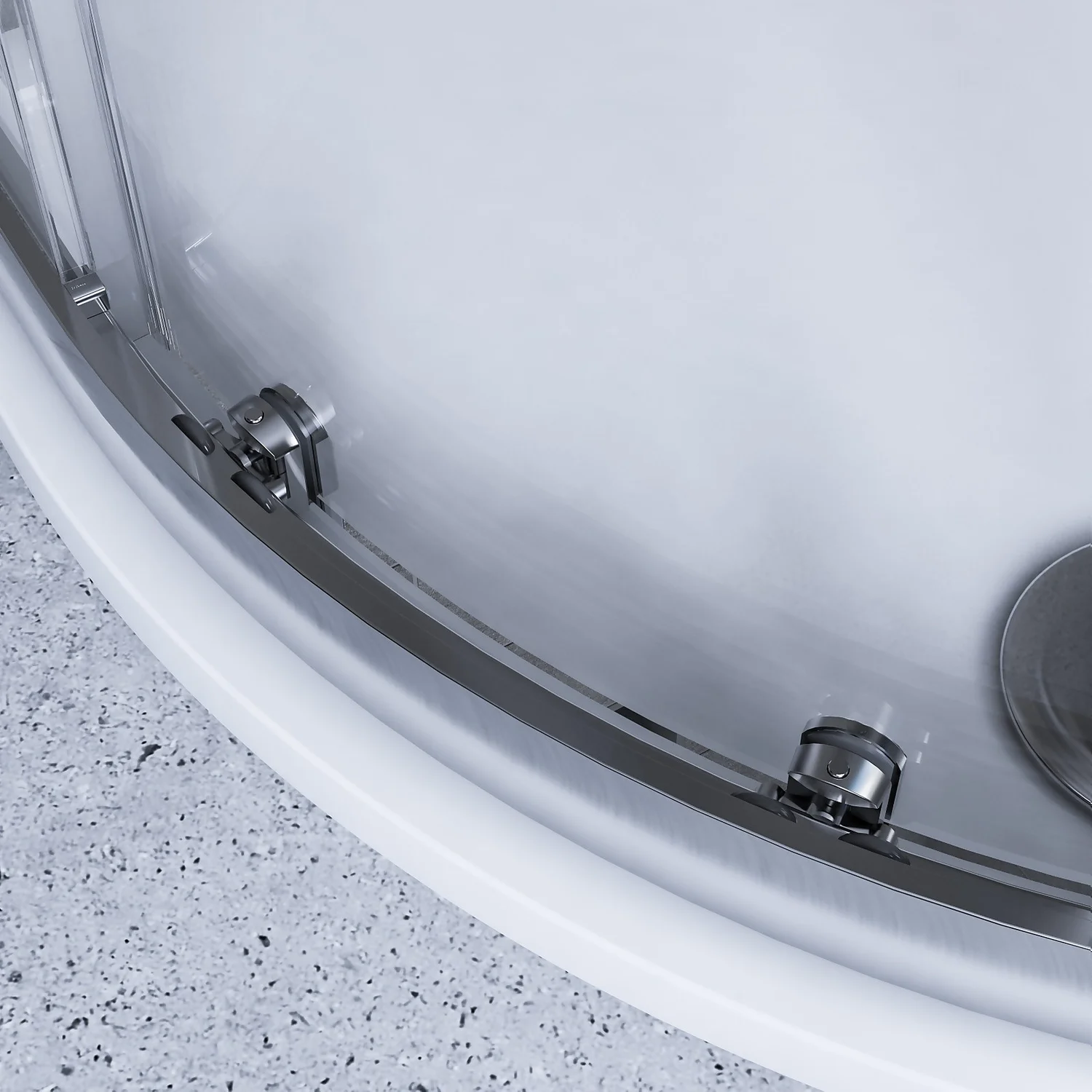 Aqualux KIT Edge8 Glass Quad Shower Enclosure - 800 X 2000 X 8mm - Image 2