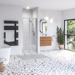 Aqualux Edge8 Glass Bifold Door - 800 X 2000 X 8mm