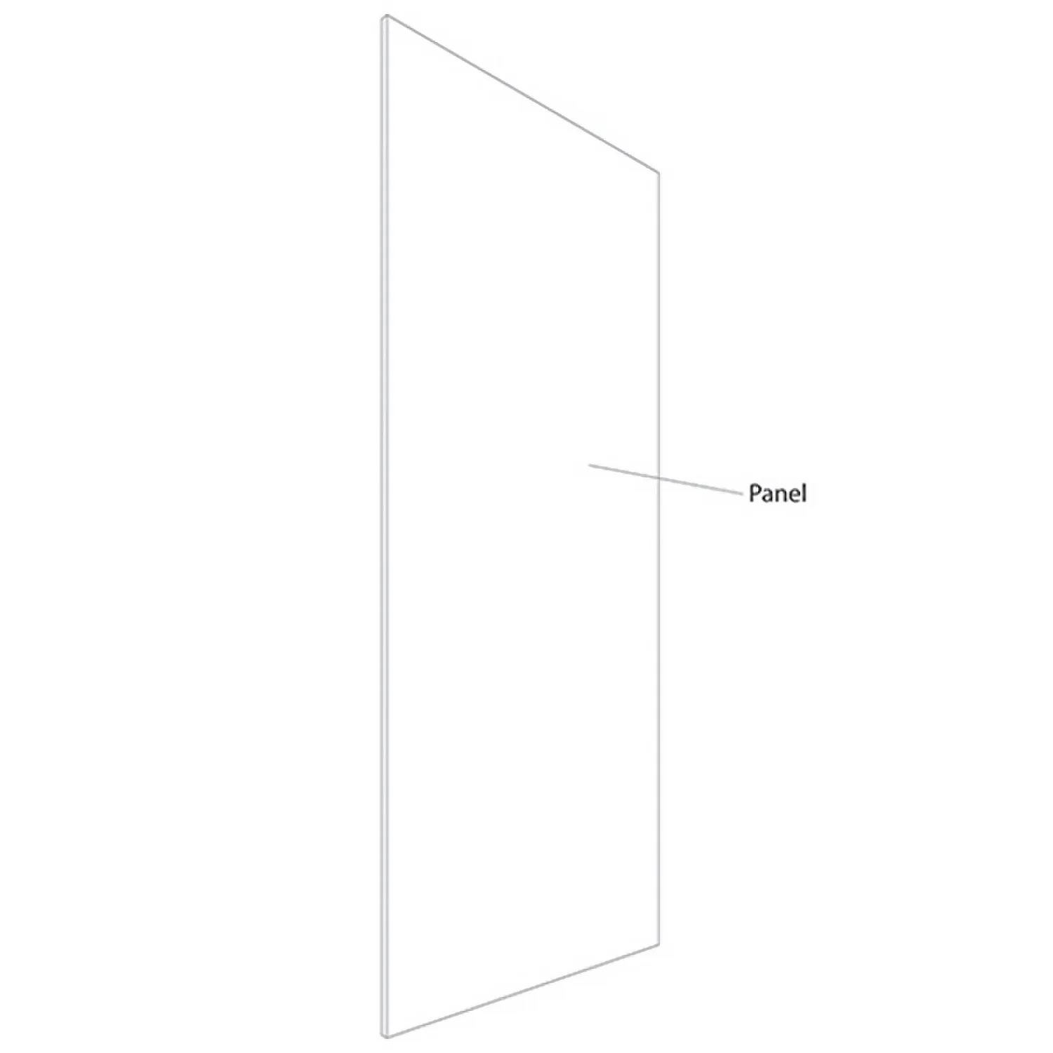 Wetwall Cream Stone - 1200mm - Square Edge - Laminate - Image 3