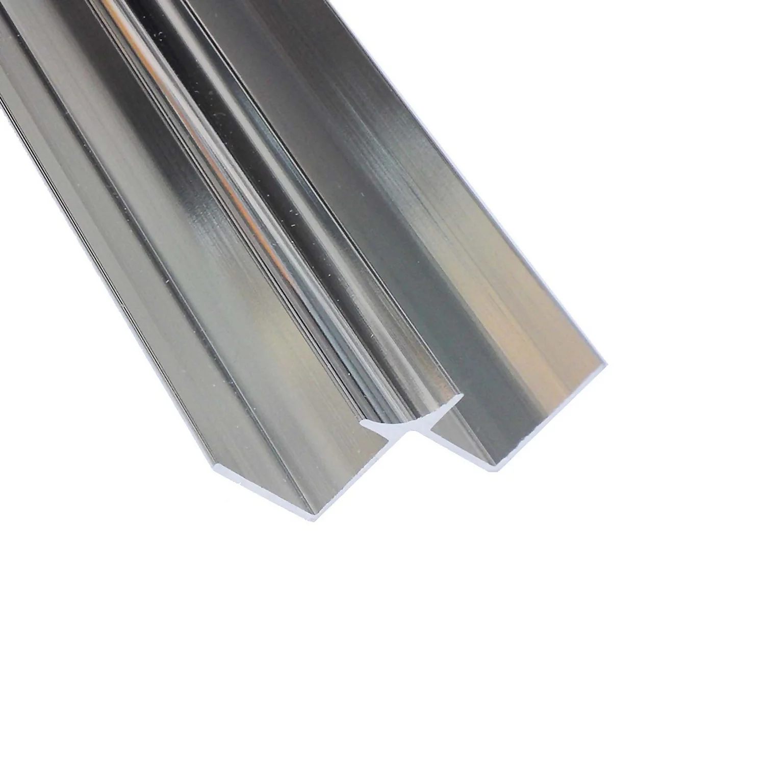 Wetwall Internal Corner - Polished Silver - Acrylic